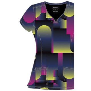 CK609 Haut Imprimer à Col Rond par Infinity - Portal