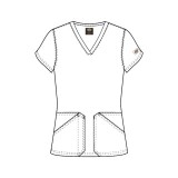 DK667 Haut Imprimé à 4 Poches par Dickies - Fading Stripes