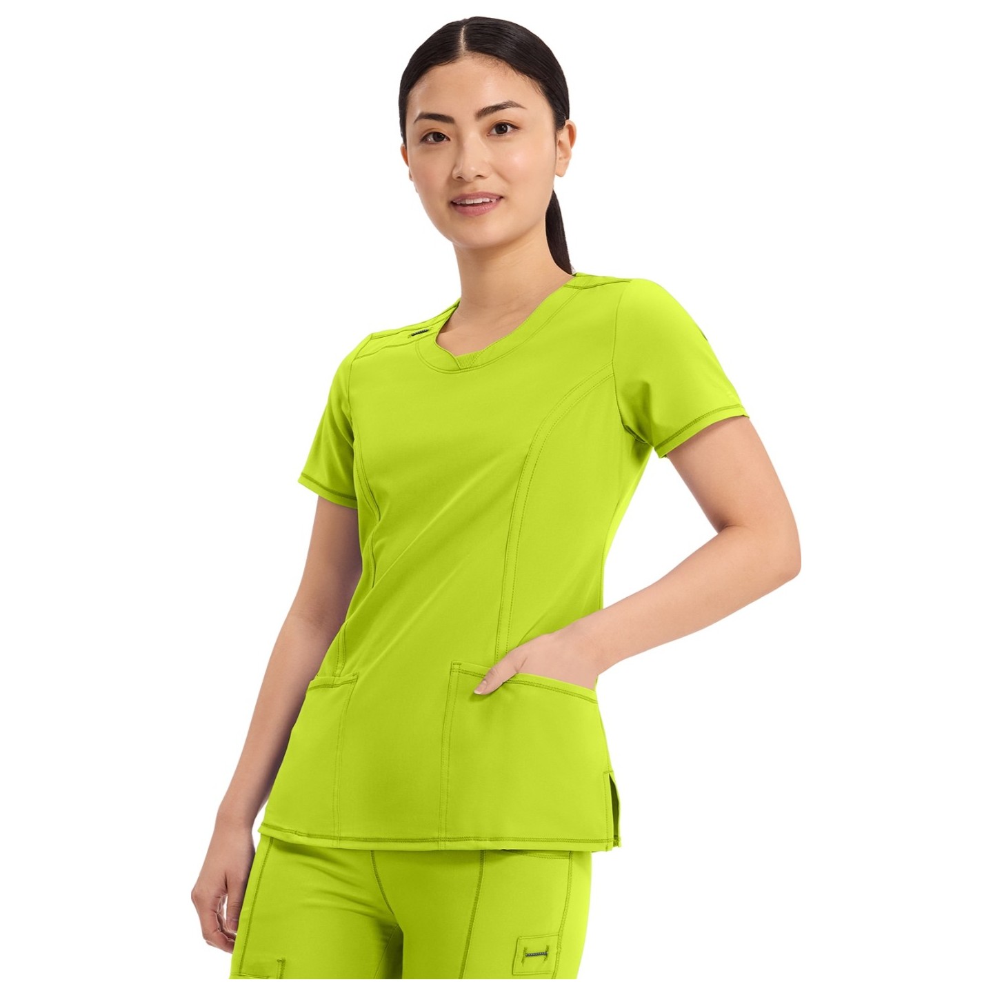 2624A Round Neck Top by Infinity with Certainty® Antimicrobial Technology