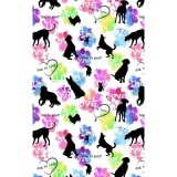 TF796 Tooniforms 2 Pocket V-Neck Print Top by Cherokee - Dog Is Love