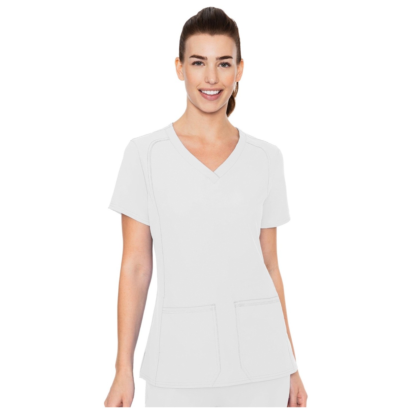 2468 Med Couture Insight Side Pocket Scrub Top