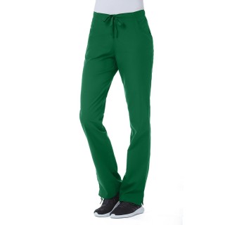 9716 Red Panda Pantalon à Taille Demi Élastique pour Femmes par Maevn