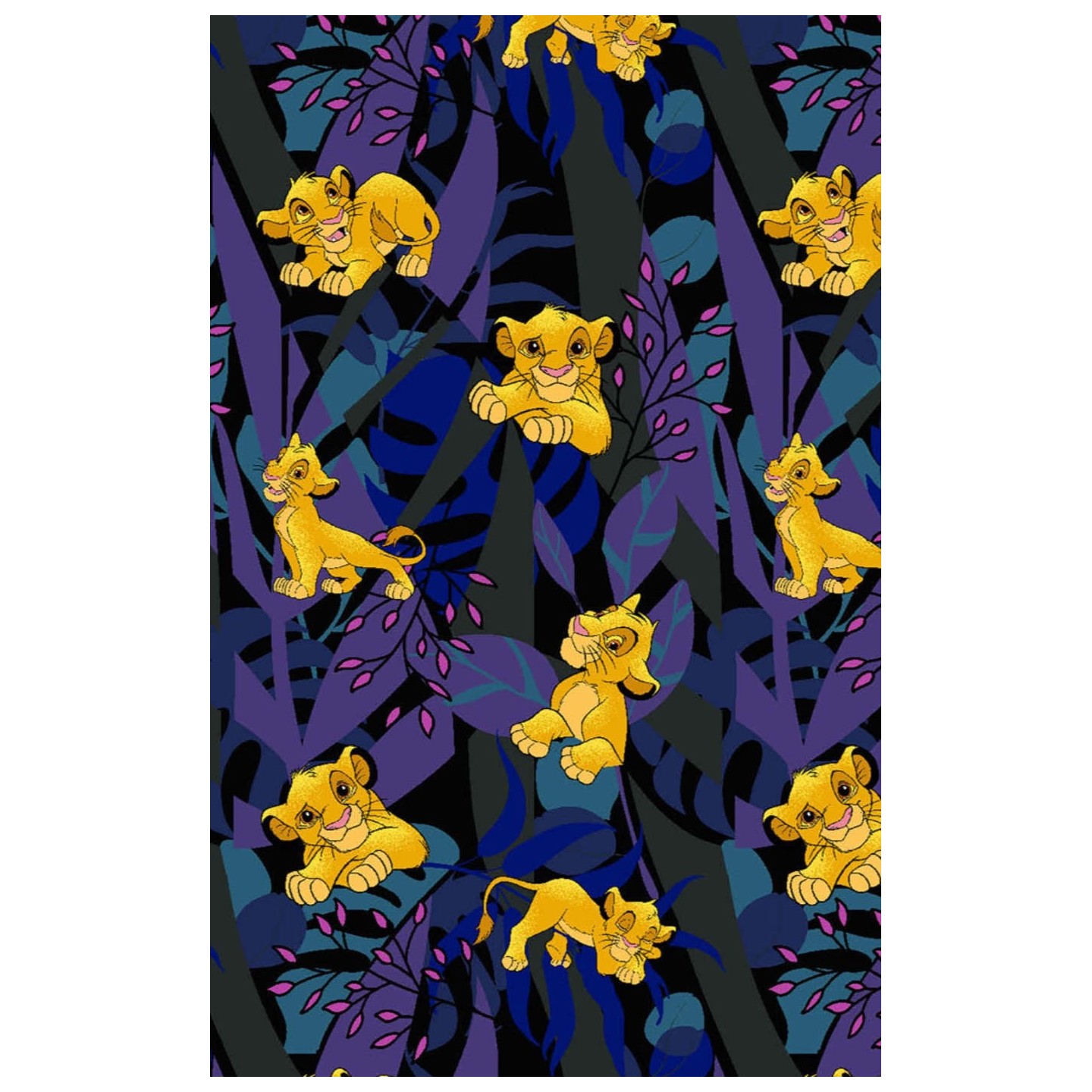 TF323 Tooniforms Button Up Print Jacket by Cherokee - Sensational Simba