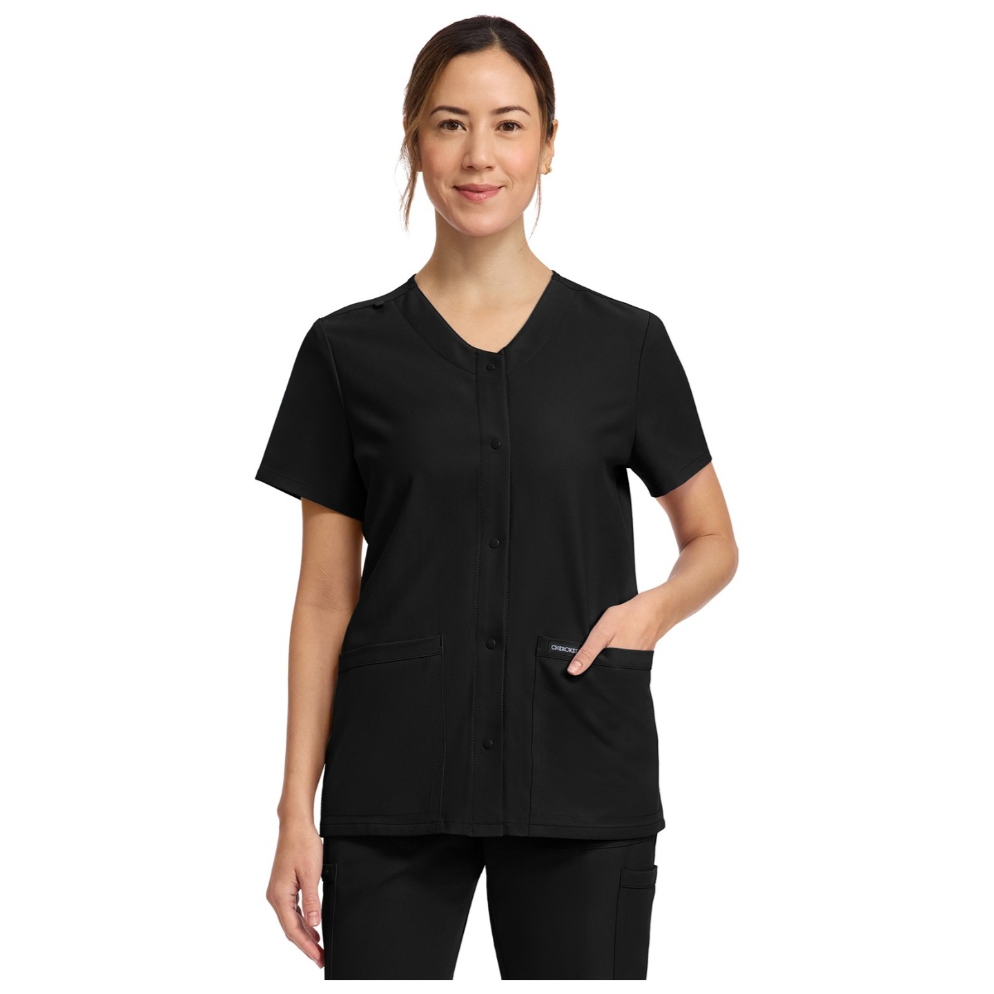 CK844A WW Originals Ultra Haut à Fermature de Pression avec 2 Poches by Cherokee