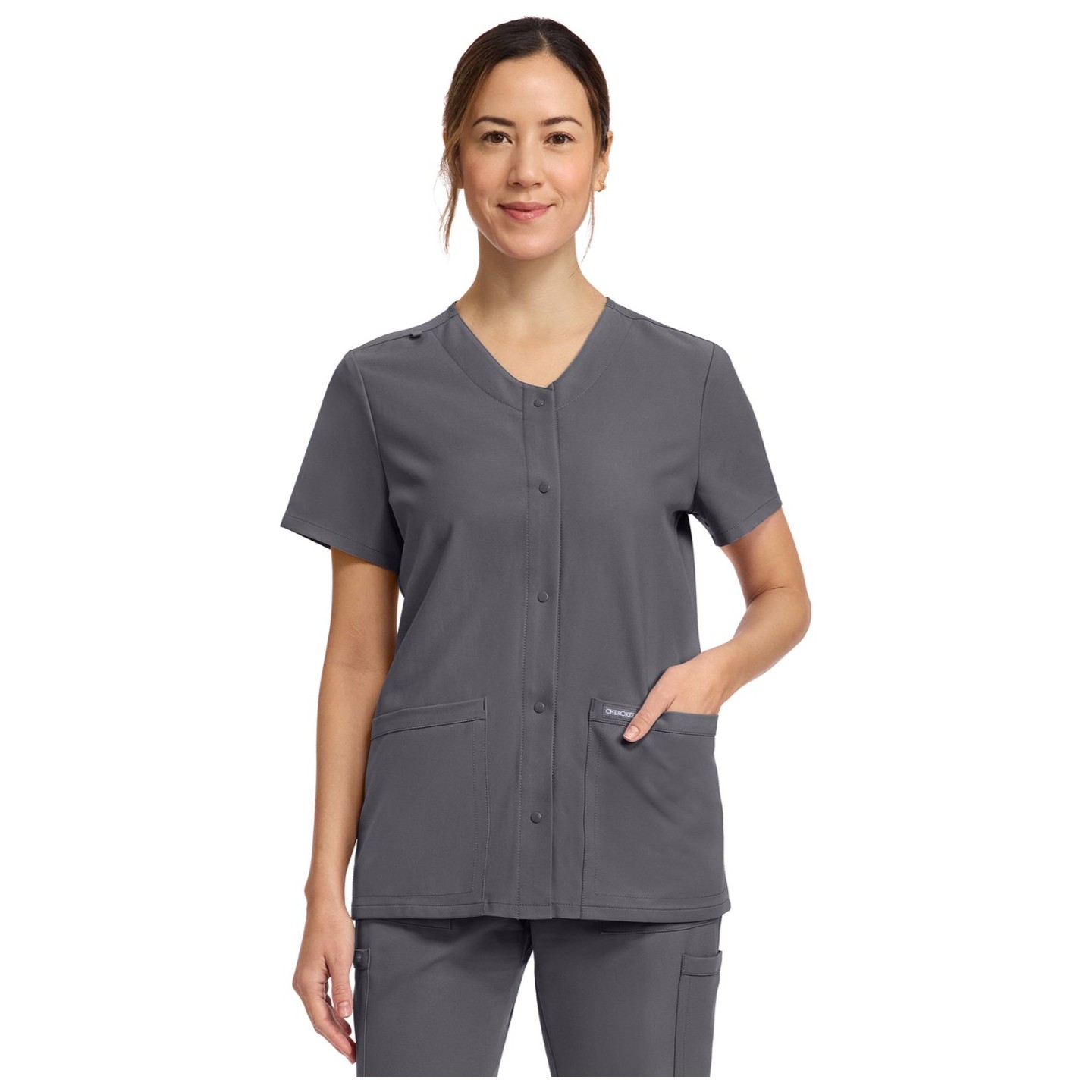 CK844A WW Originals Ultra Haut à Fermature de Pression avec 2 Poches by Cherokee