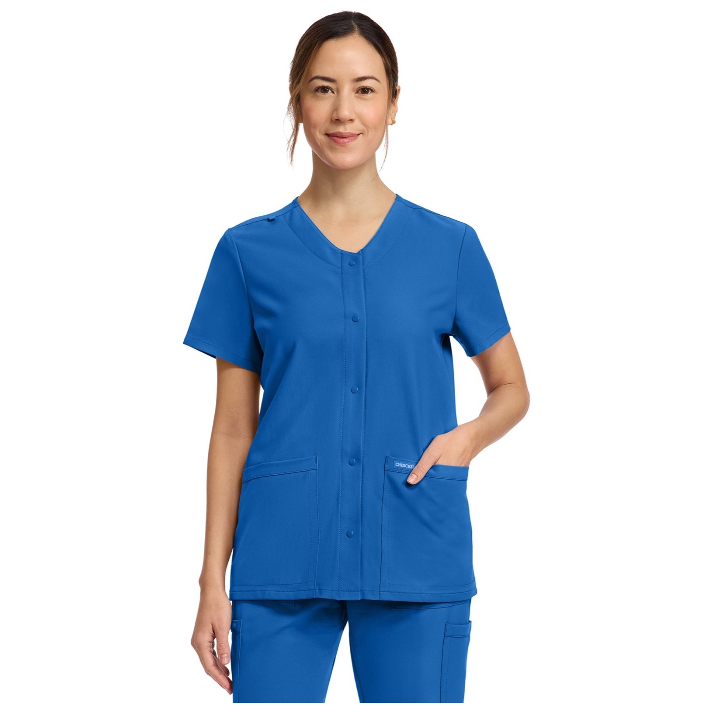 CK844A WW Originals Ultra 2 Pocket Snap-Front Top by Cherokee