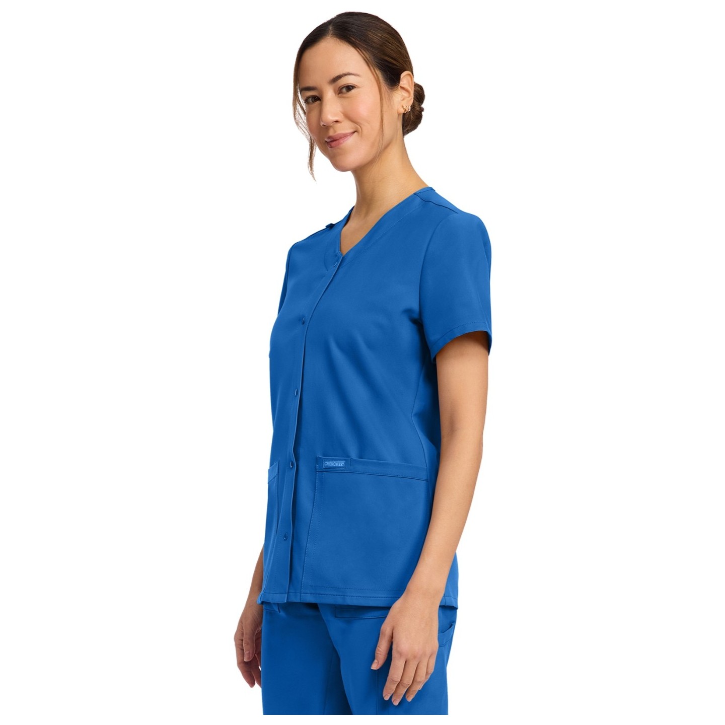 CK844A WW Originals Ultra 2 Pocket Snap-Front Top by Cherokee