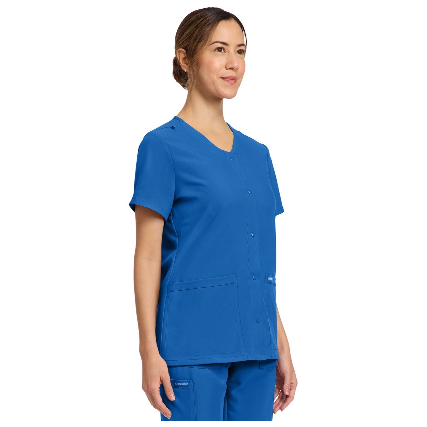 CK844A WW Originals Ultra 2 Pocket Snap-Front Top by Cherokee