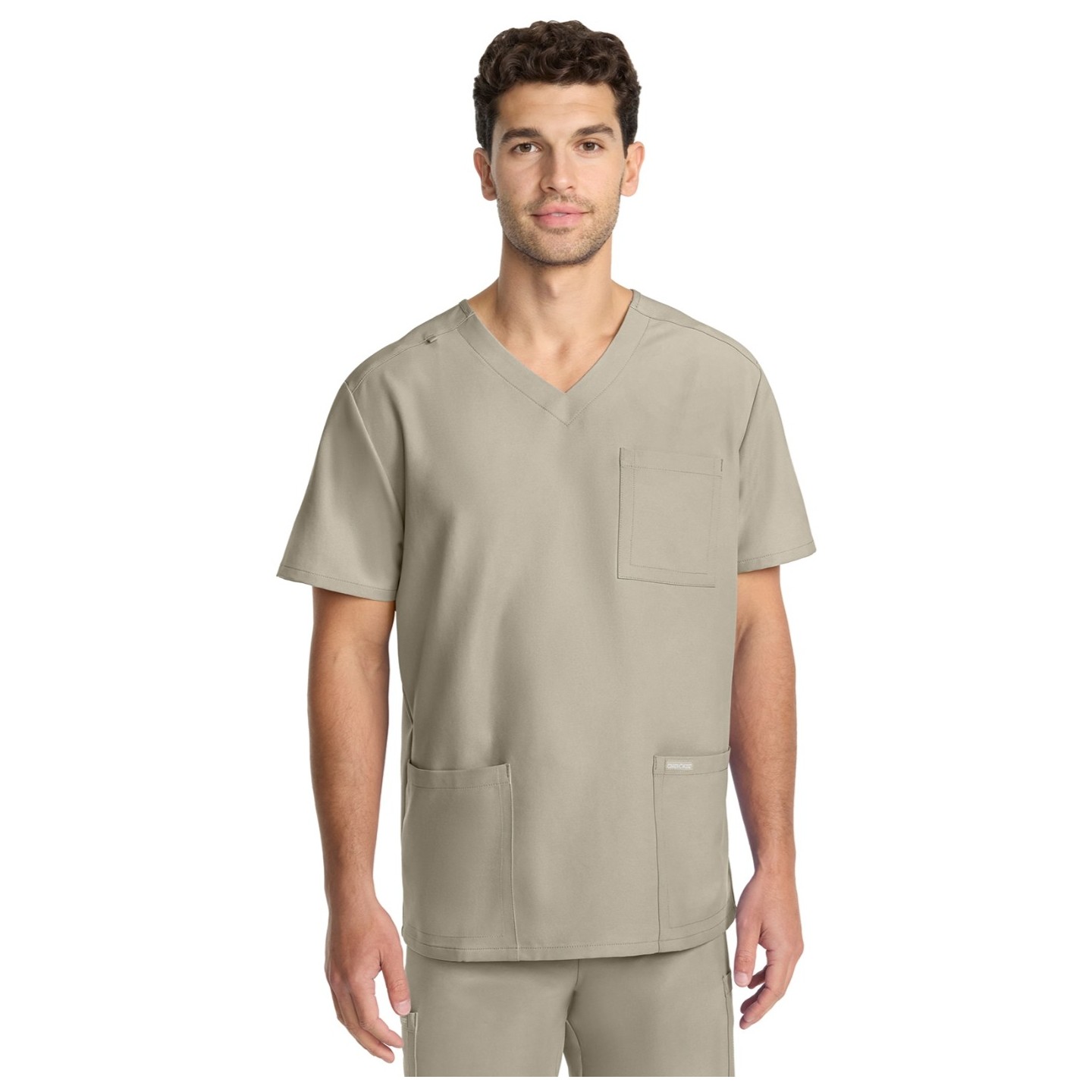 CK783A WW Originals Ultra Men's Tuck-in V-Neck Top by Cherokee