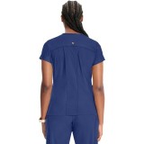 IN706A Kinetic V-Neck 2 Zip Pocket Knit Top by Infinity