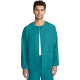 CK393A WW Originals Ultra Veste d'Échauffement Unisexe à Fermature Snap par Cherokee