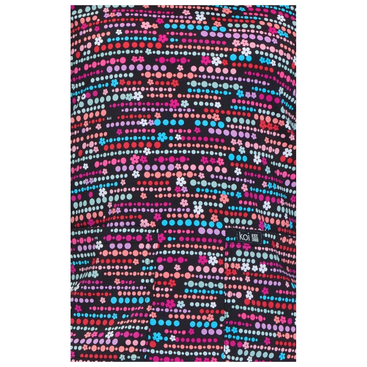 384PR Basics Leslie Print Top by koi - Spot the Dot