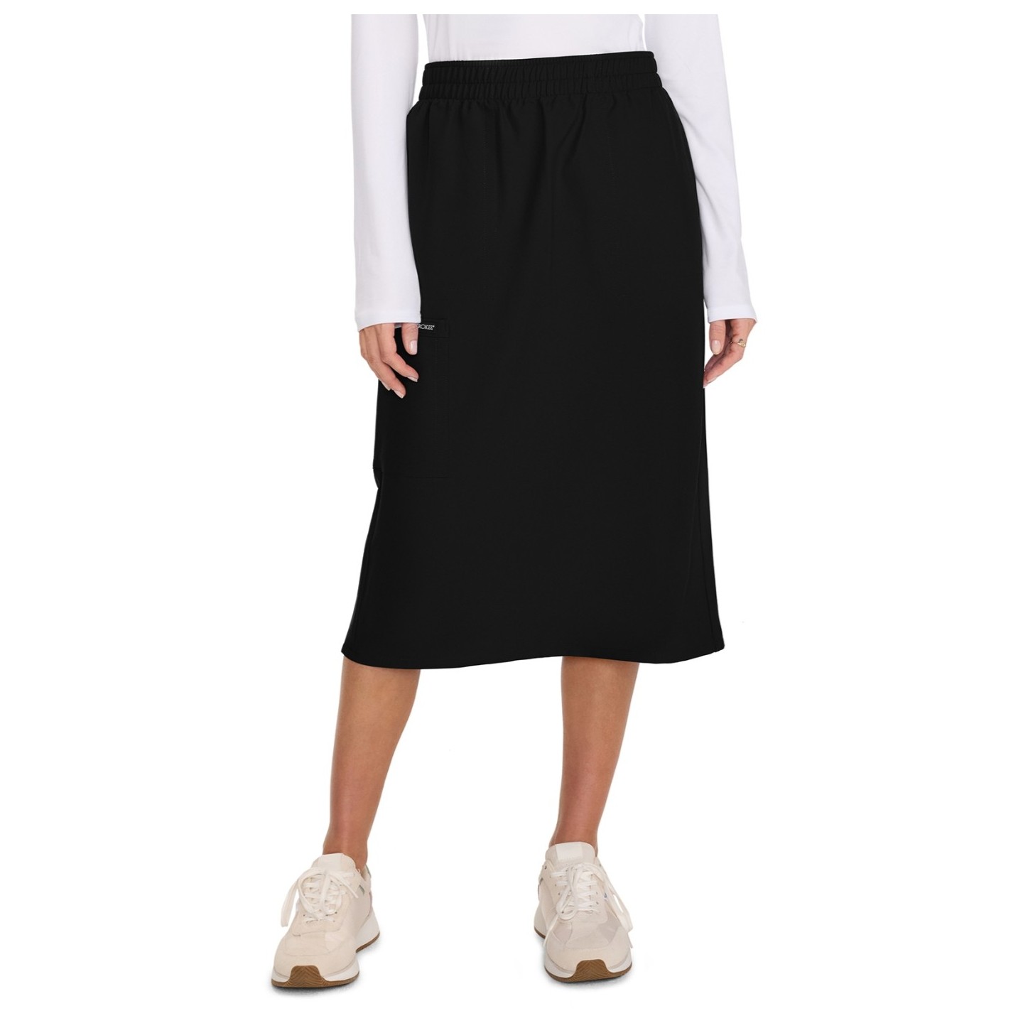 CK563A WW Originals Ultra Elastic Waist Cargo Skirt by Cherokee