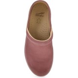 Platform Pro Rose Burnished Nubuck Clog for Women by Dansko 