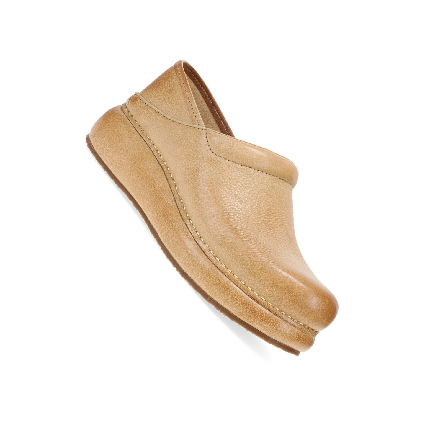 Platform Pro Honey Distressed Clog for Women by Dansko 