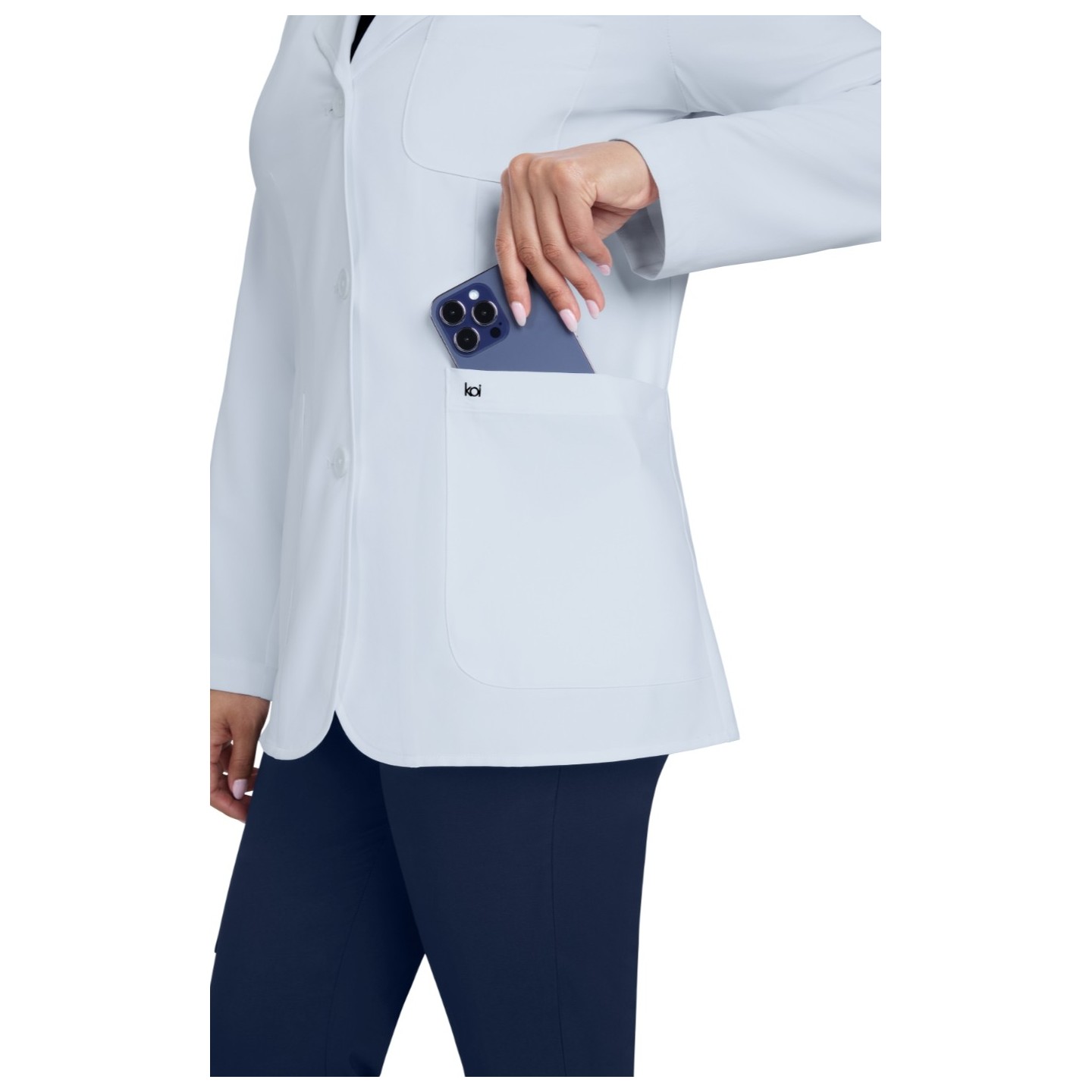 472 Essentials Sarraux Amelia Imperméable avec 5 Poches par koi