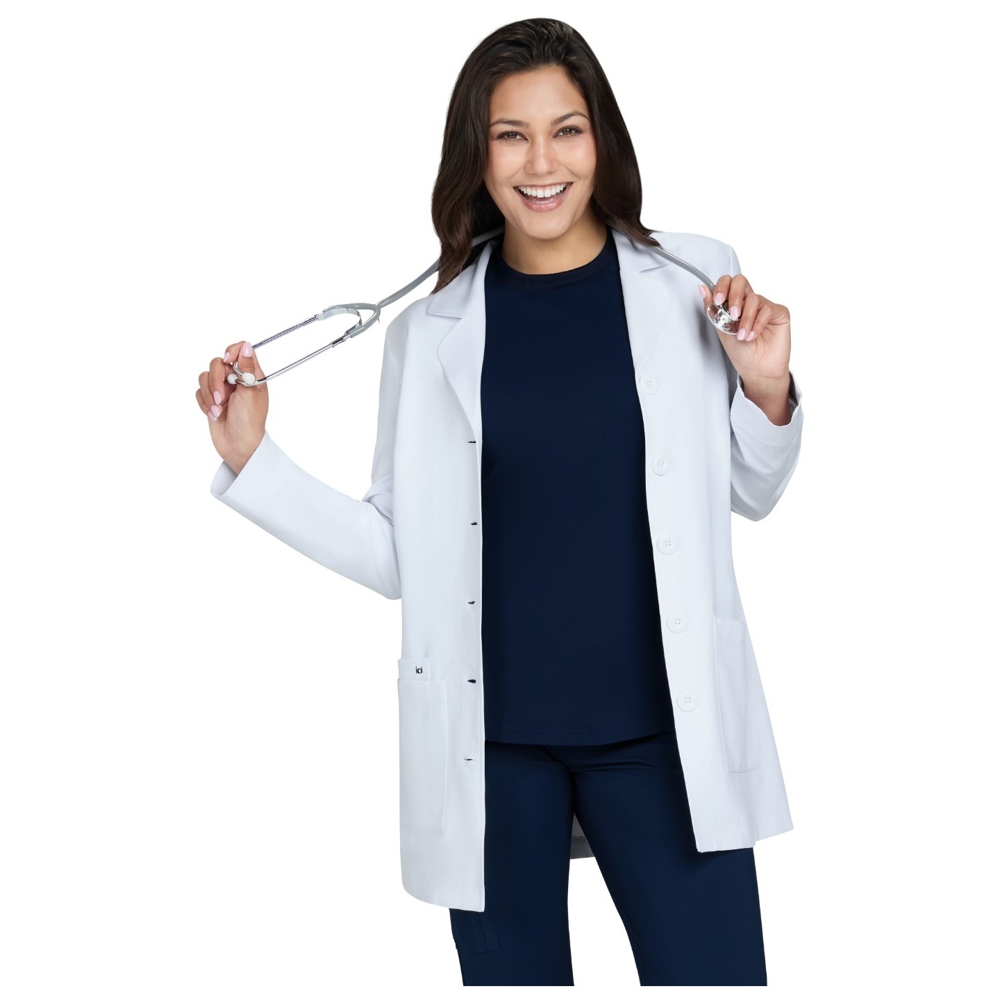 473 Essentials Connect 3 Pocket Water Repellant Lab Coat by koi