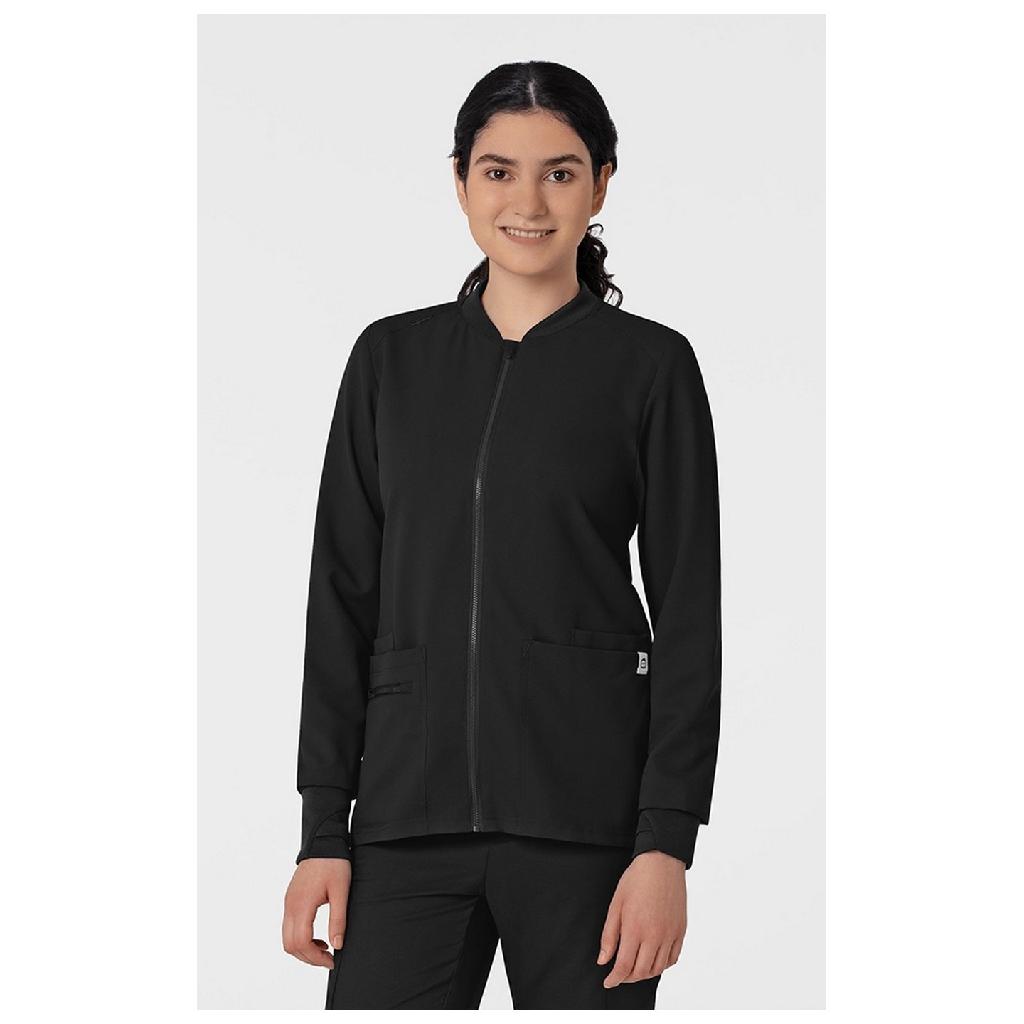 8122 Thrive Women's Zip-Front Warm Up Jacket by Wink