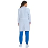 466 Essentials Fusion Round Collar Lab Coat by koi