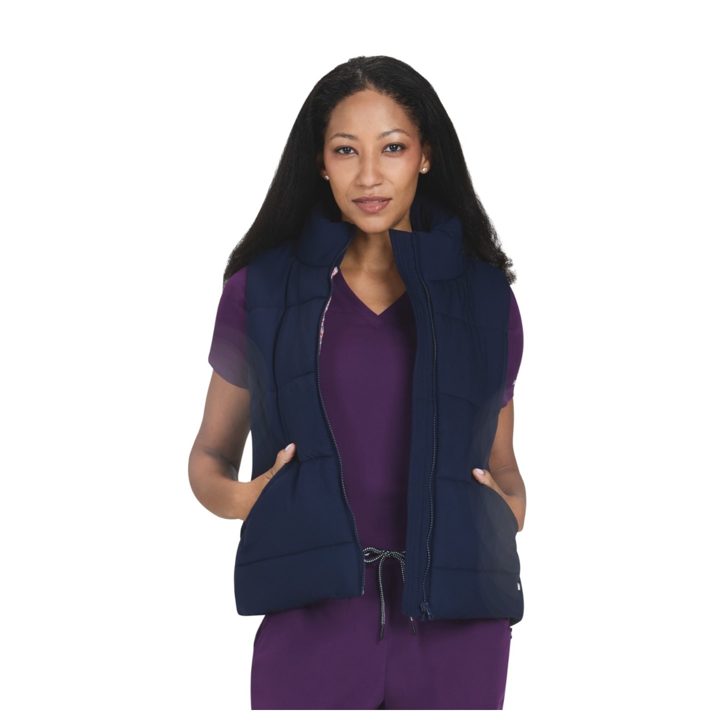 475 Essentials Nula 2 Pocket Puffer Vest by koi