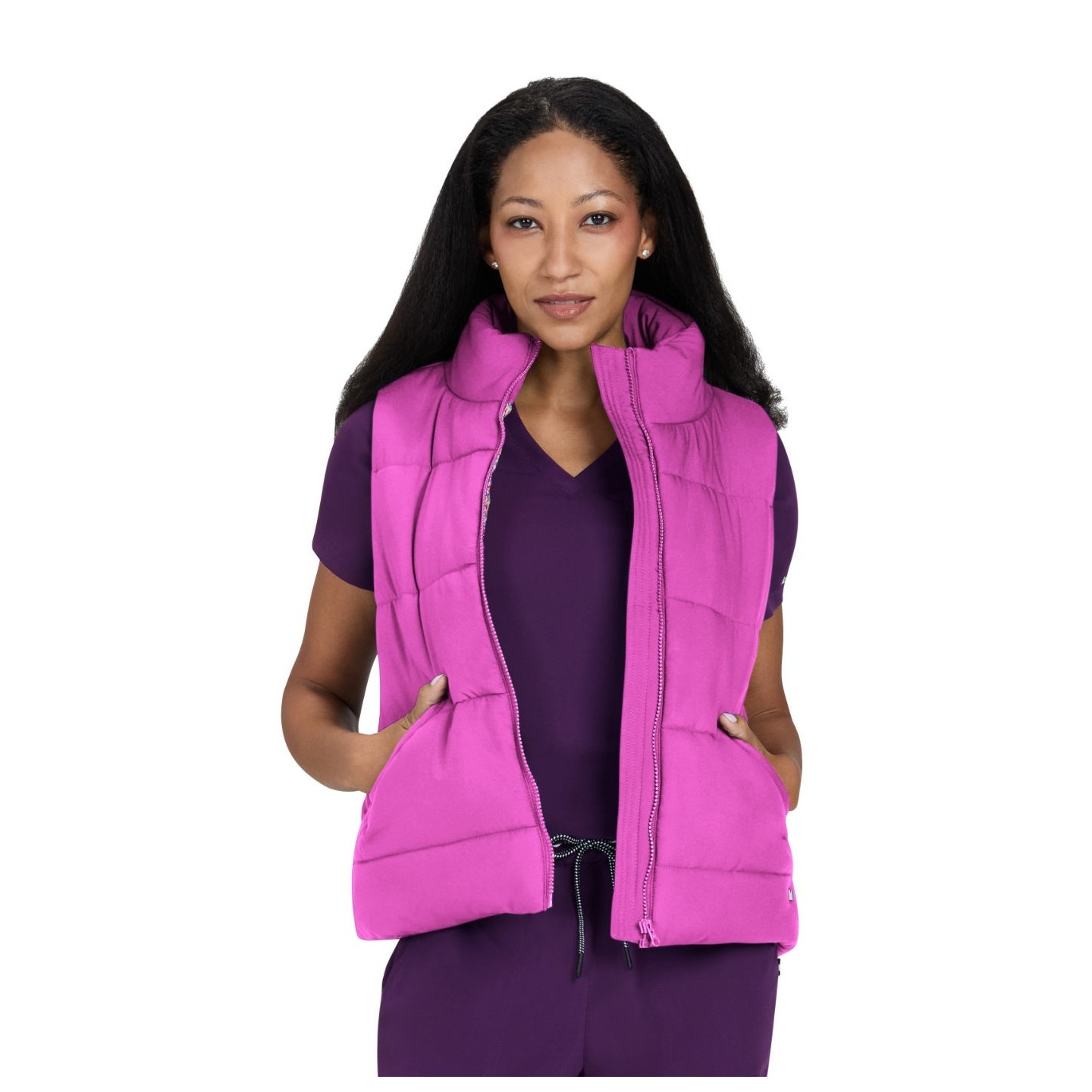 475 Essentials Nula 2 Pocket Puffer Vest by koi