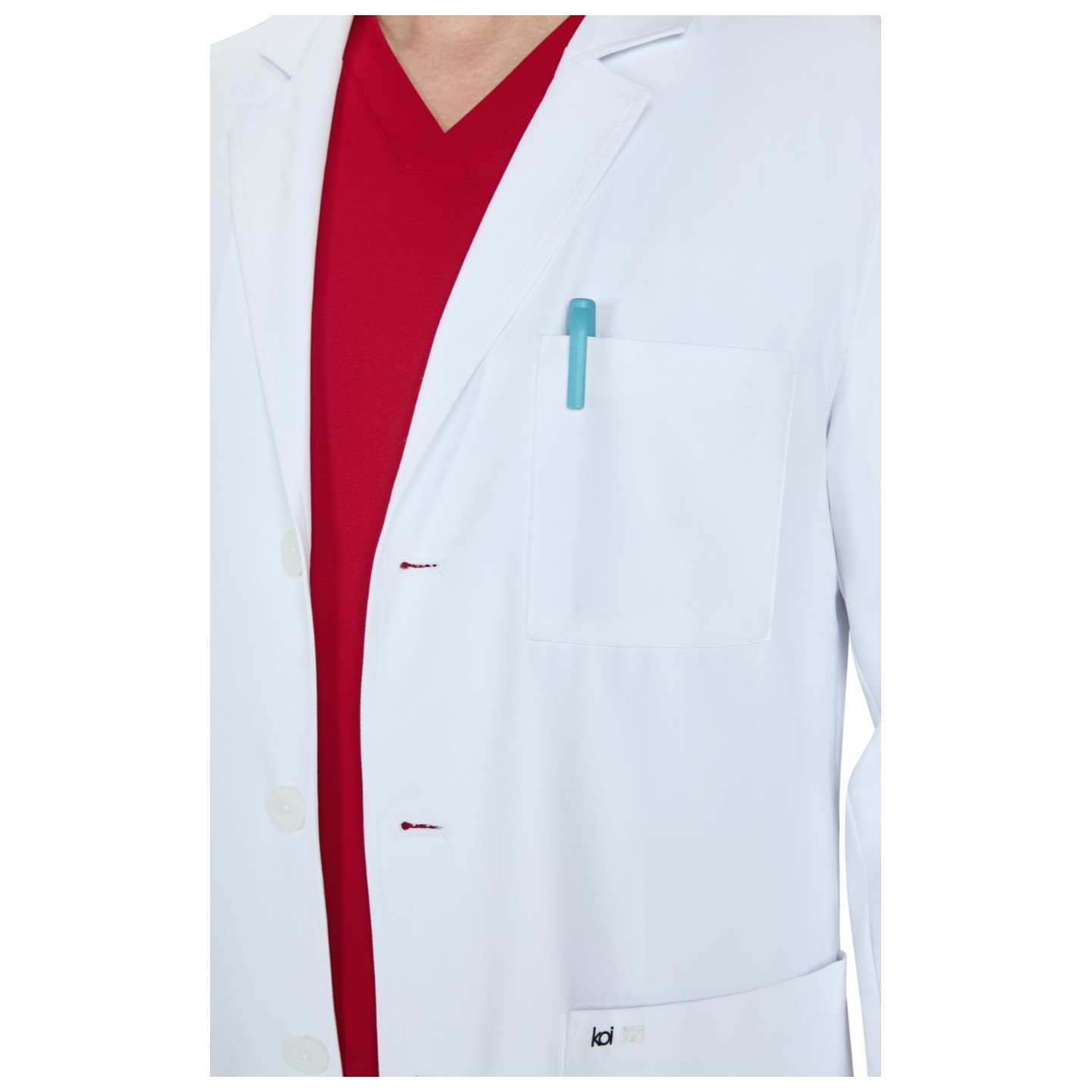 469 Essentials Dawson 5 Pocket Water Repellant Lab Coat by koi