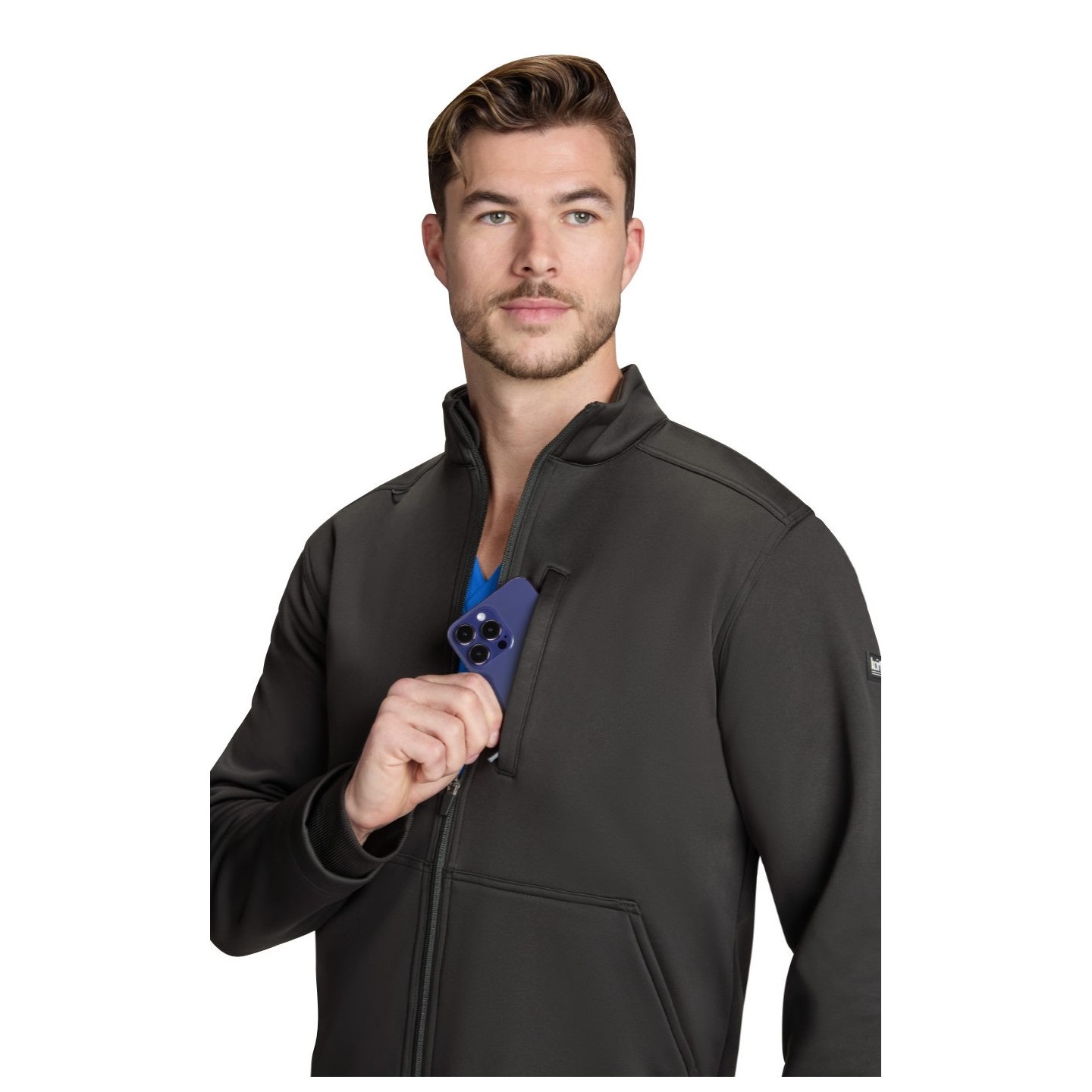 470 Essentials Men's Water Resistant Fleece 3 Pocket Jacket by koi