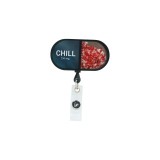 A156 koi Retractable Shaker Badge Reel - Chill Pill