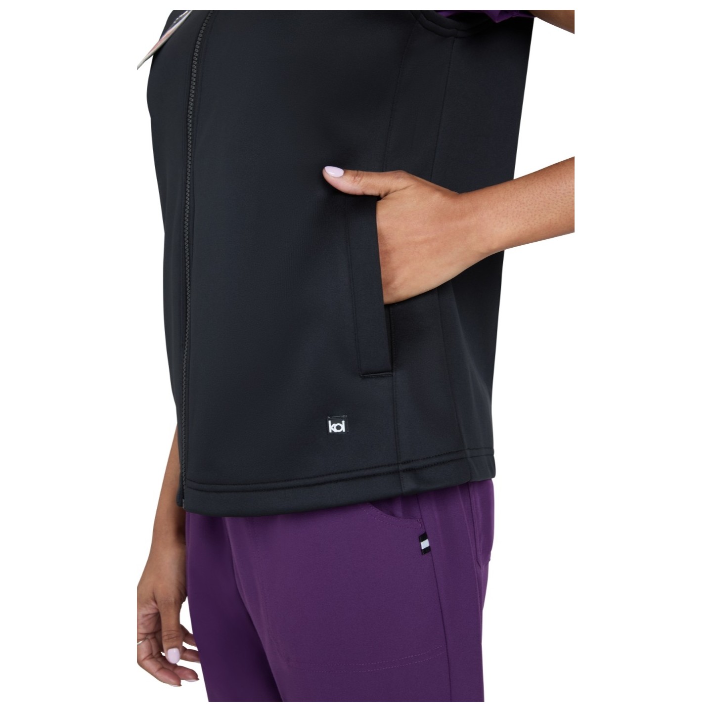 468 Essentials Alia Water Resistant Fleece Vest by koi 