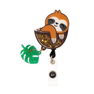 A156 koi Porte-Badge Rétractable Dynamique - Sloth