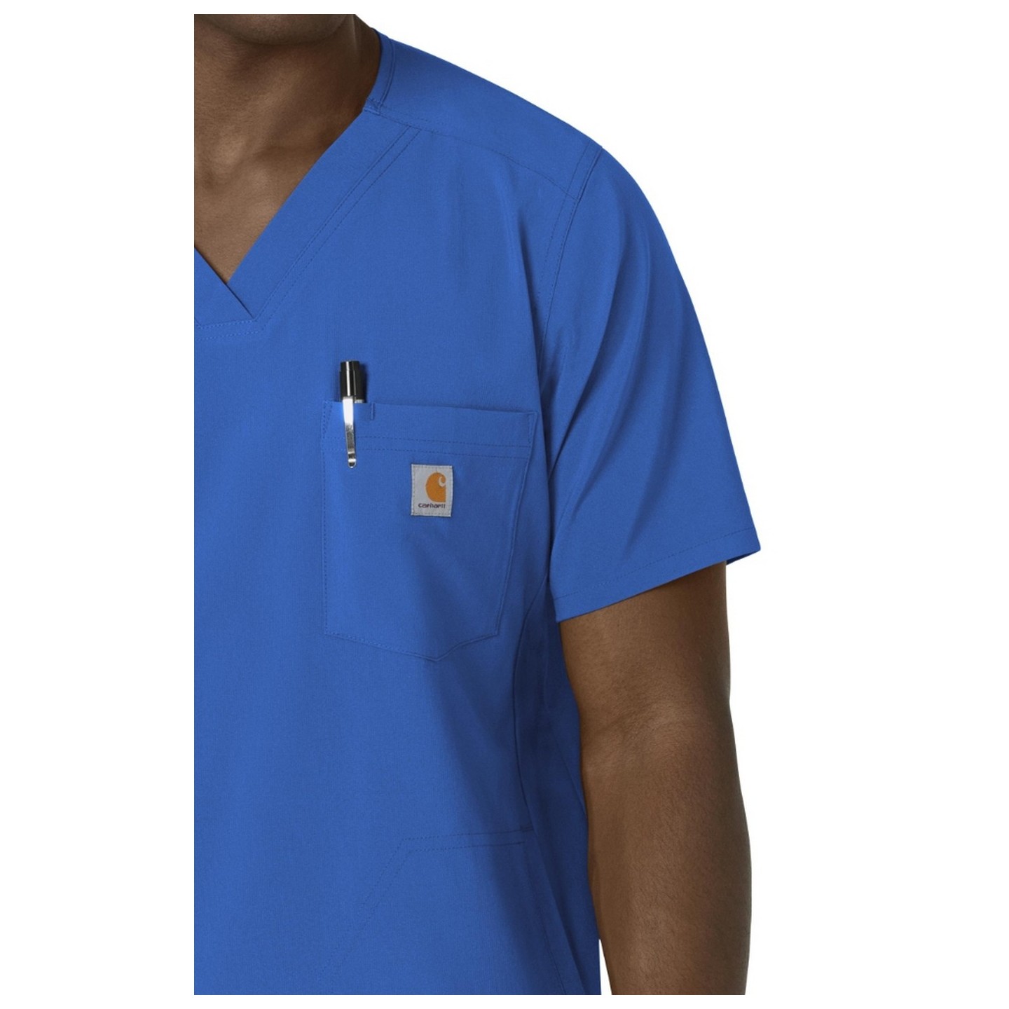 C16410 Carhartt Force Cross-Flex Haut à Col en V avec 3 Poches pour Hommes 