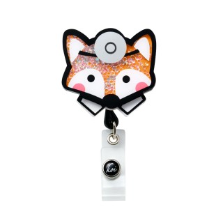 A156 koi Porte-Badge Rétractable Dynamique - Fantastic Dr. Fox