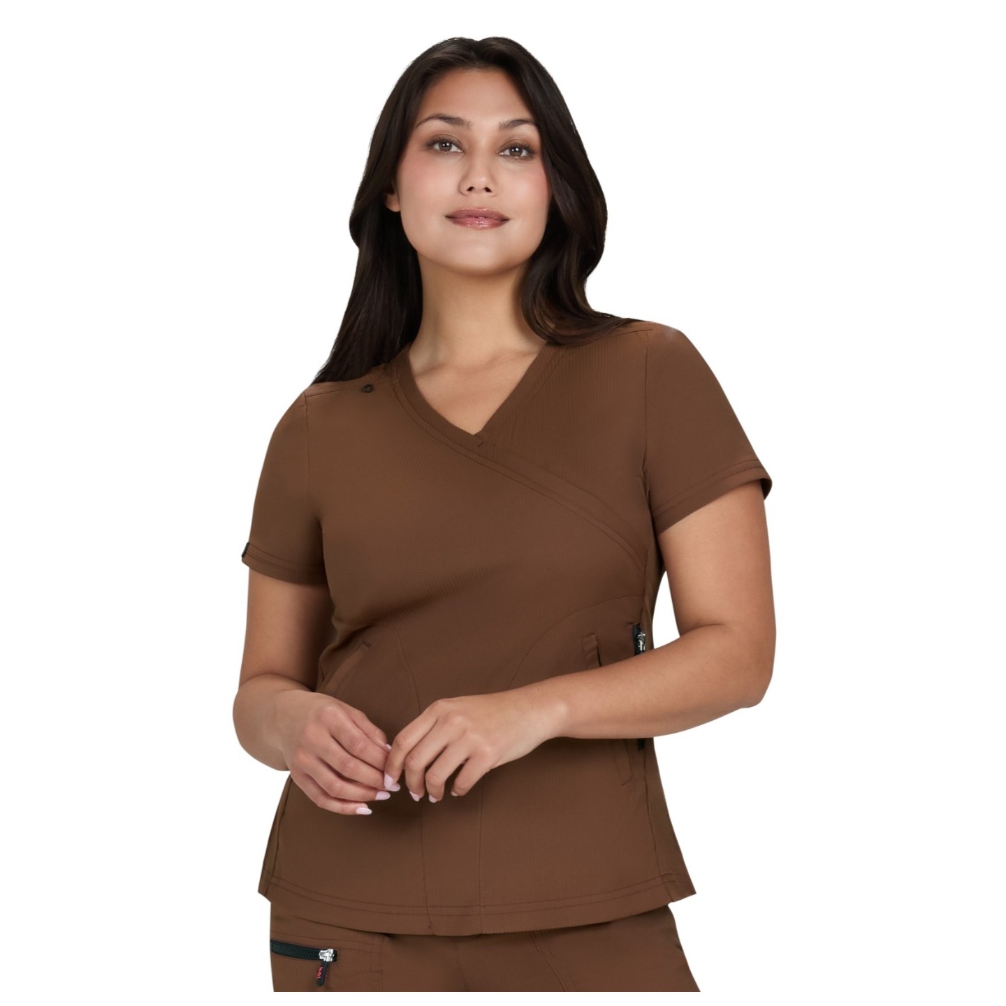 316 koi Lite Philosophy Mock Wrap Side Zipper Top