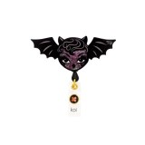 A156A koi Artist Series Retractable Shaker Badge Reel - Vampire Bat Doll