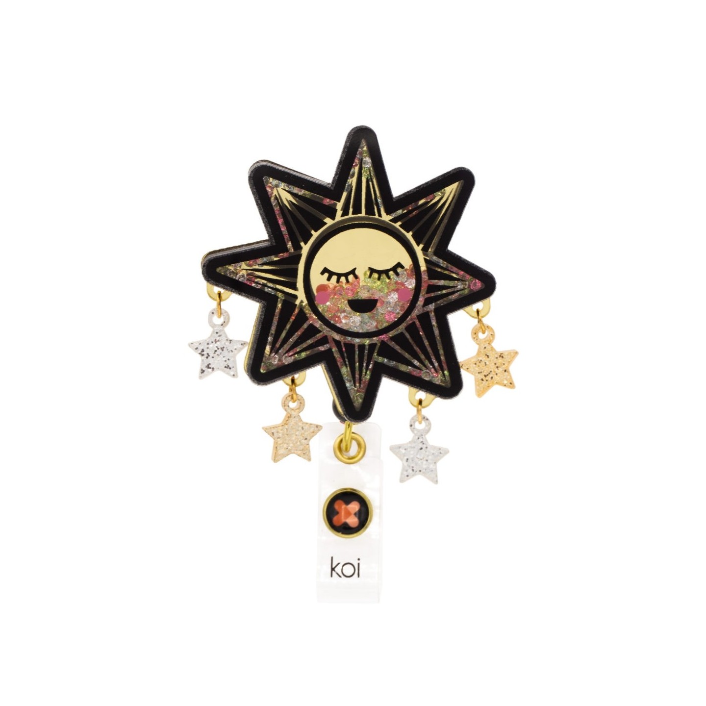 A156A koi Artist Series Porte-Badge Rétractable Dynamique - Soleil