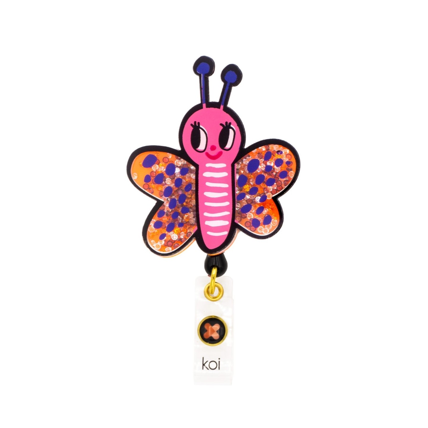 A156A koi Artist Series Porte-Badge Rétractable Dynamique - Buddiefly