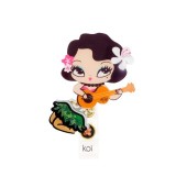 A156A koi Artist Series Porte-Badge Rétractable Dynamique - Hula Cutie