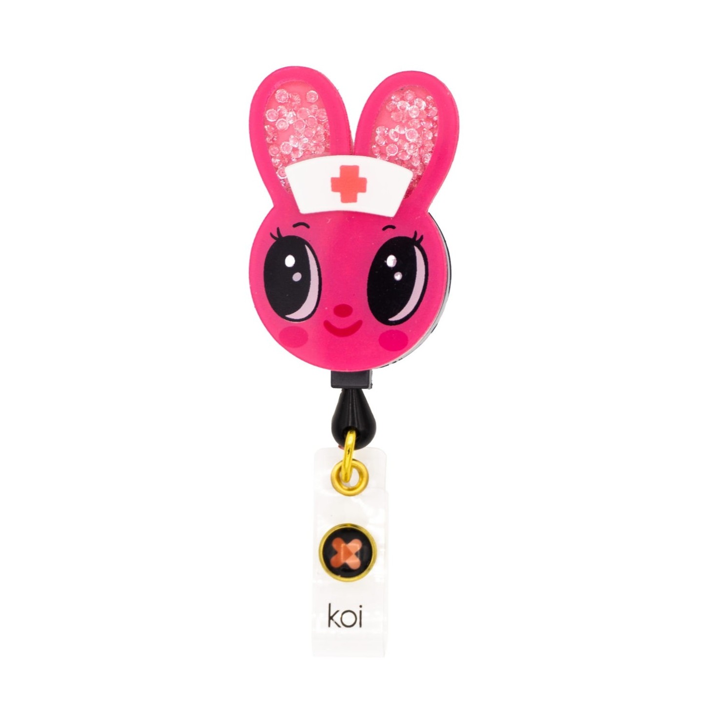 A156A koi Artist Series Porte-Badge Rétractable Dynamique - Nurse Bunny