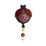 A156A koi Artist Series Retractable Shaker Badge Reel - Ladybug Maze