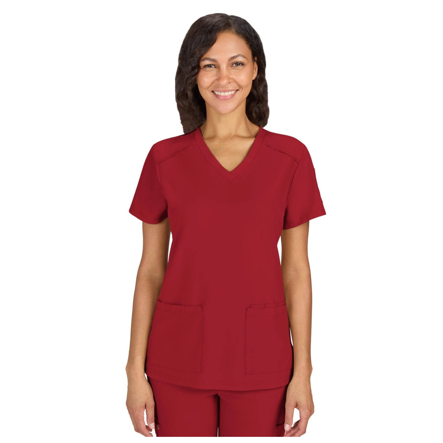 C101 Cureology Haut Cardi avec 2 Poches à Col en V par koi