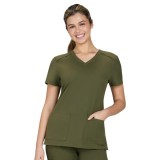 C101 Cureology Haut Cardi avec 2 Poches à Col en V par koi