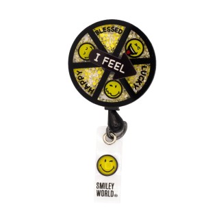 SA156 Smiley World Porte-Badge Rétractable Dynamique par koi - Today I Feel