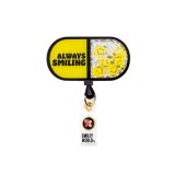 SA156 Smiley World Porte-Badge Rétractable Dynamique par koi - Always Smiling Pill