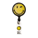 SA156 Smiley World Porte-Badge Rétractable Dynamique par koi - Loving Yellow