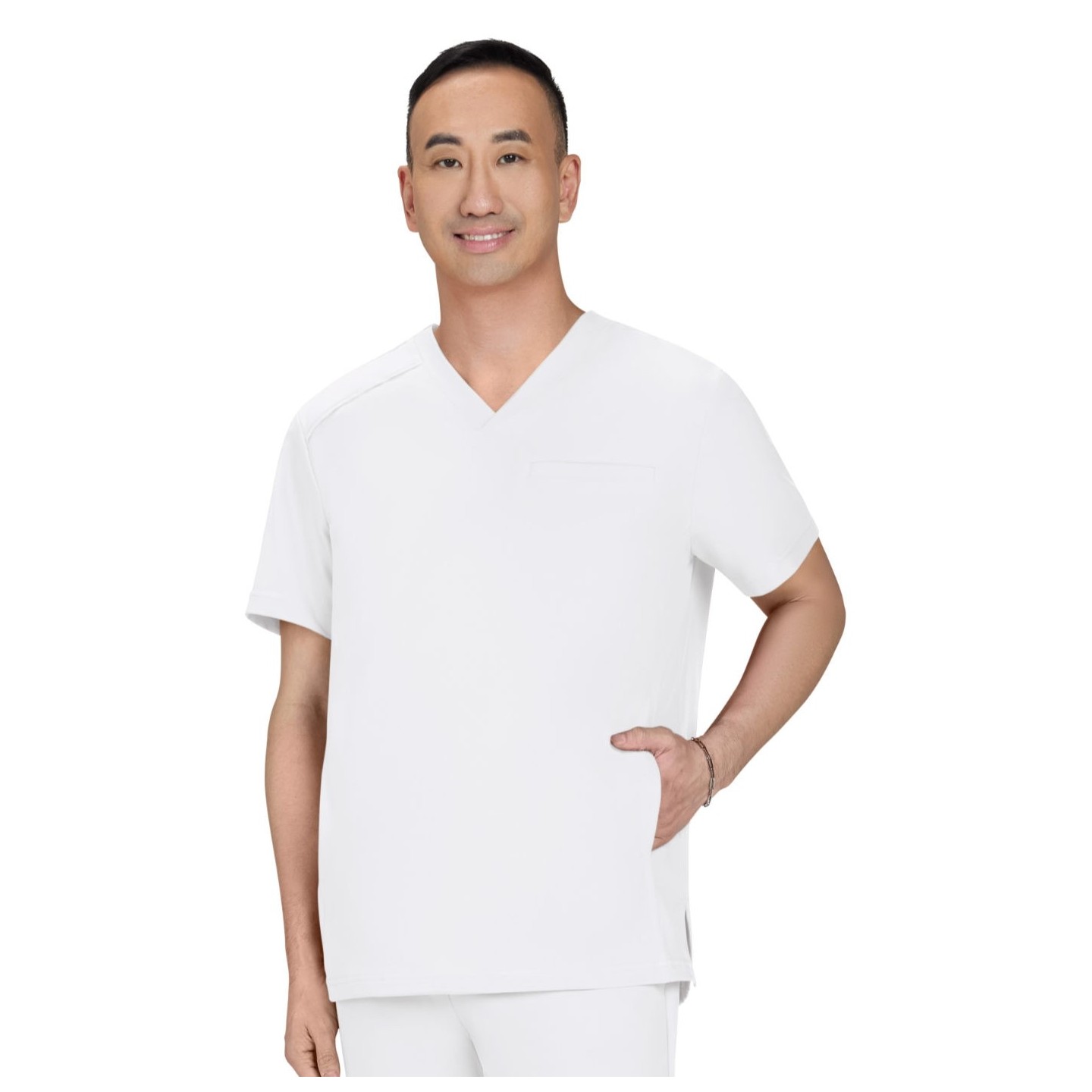 C652 Cureology Stasis 4 Pocket V-Neck Top by koi