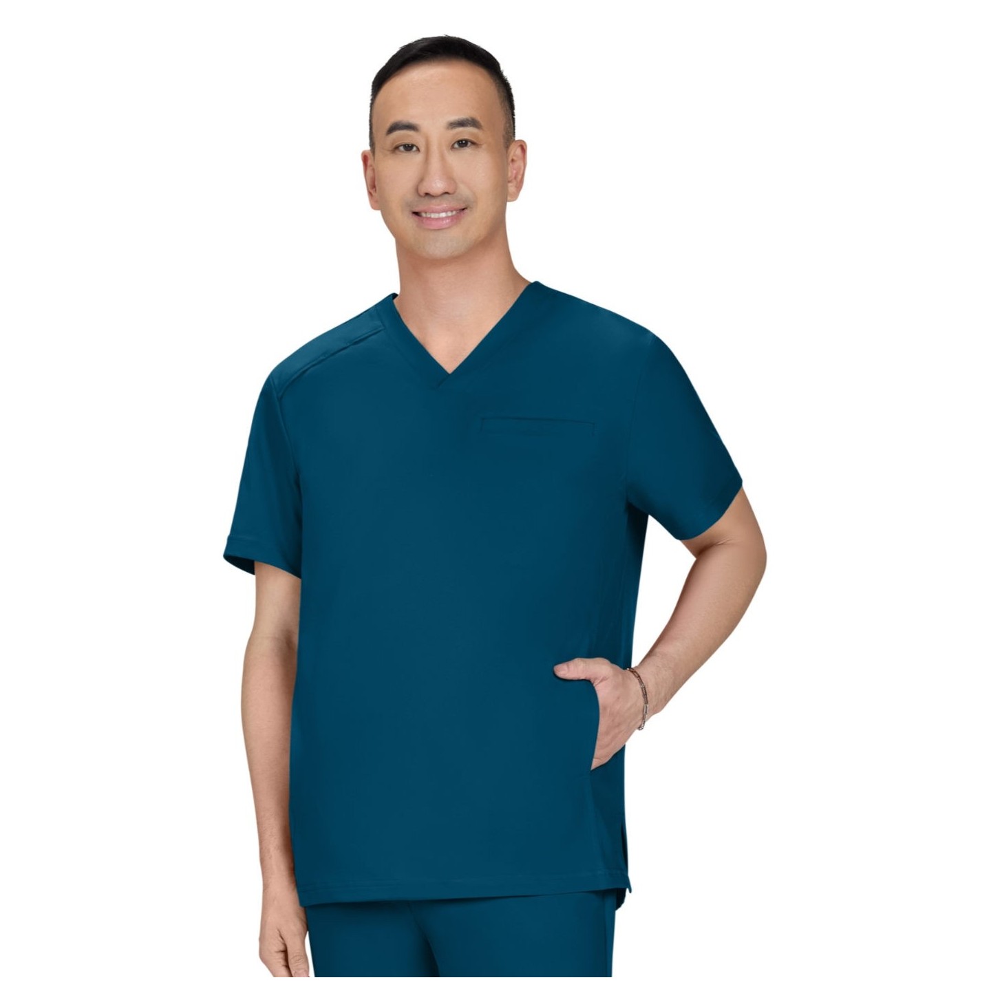 C652 Cureology Stasis 4 Pocket V-Neck Top by koi