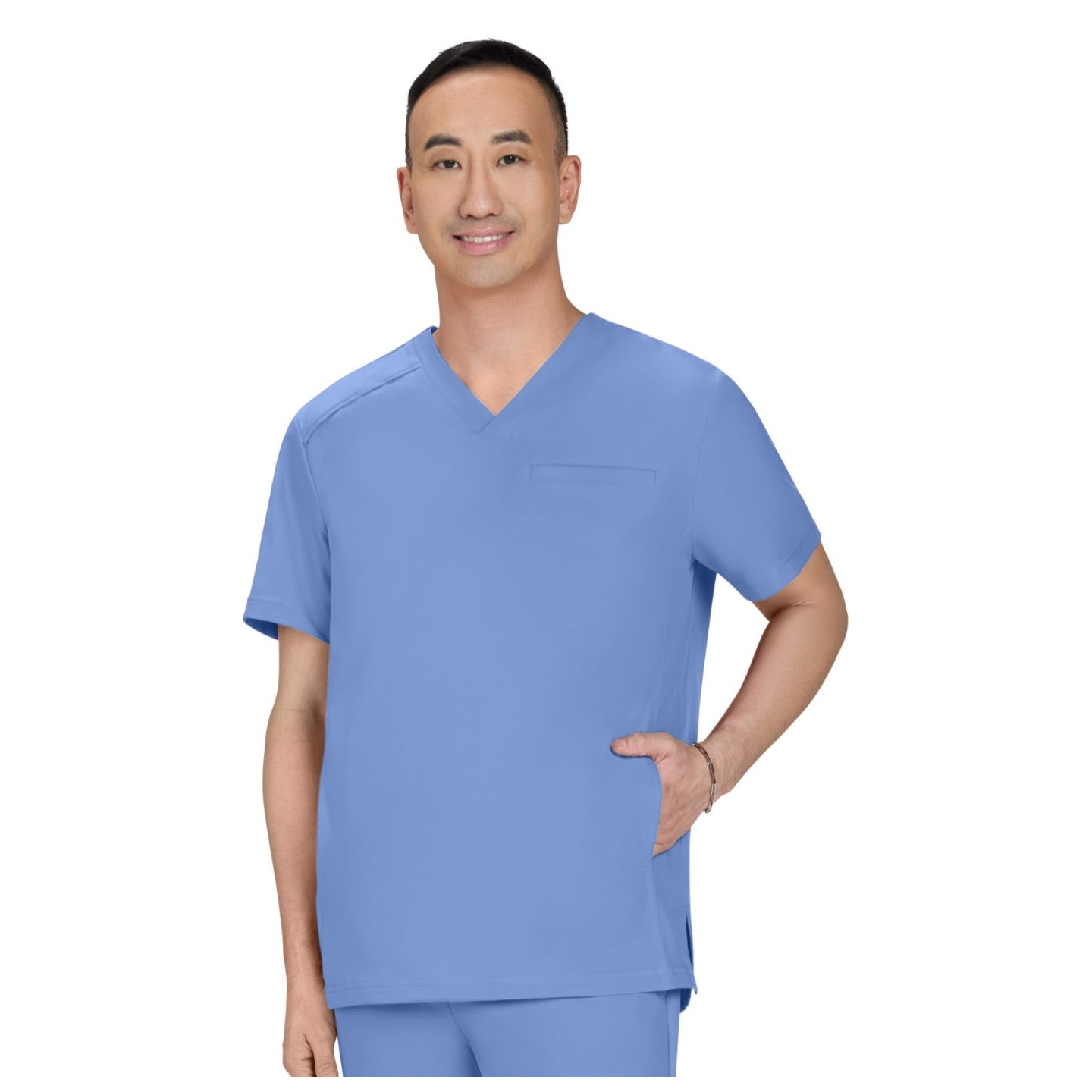 C652 Cureology Stasis 4 Pocket V-Neck Top by koi