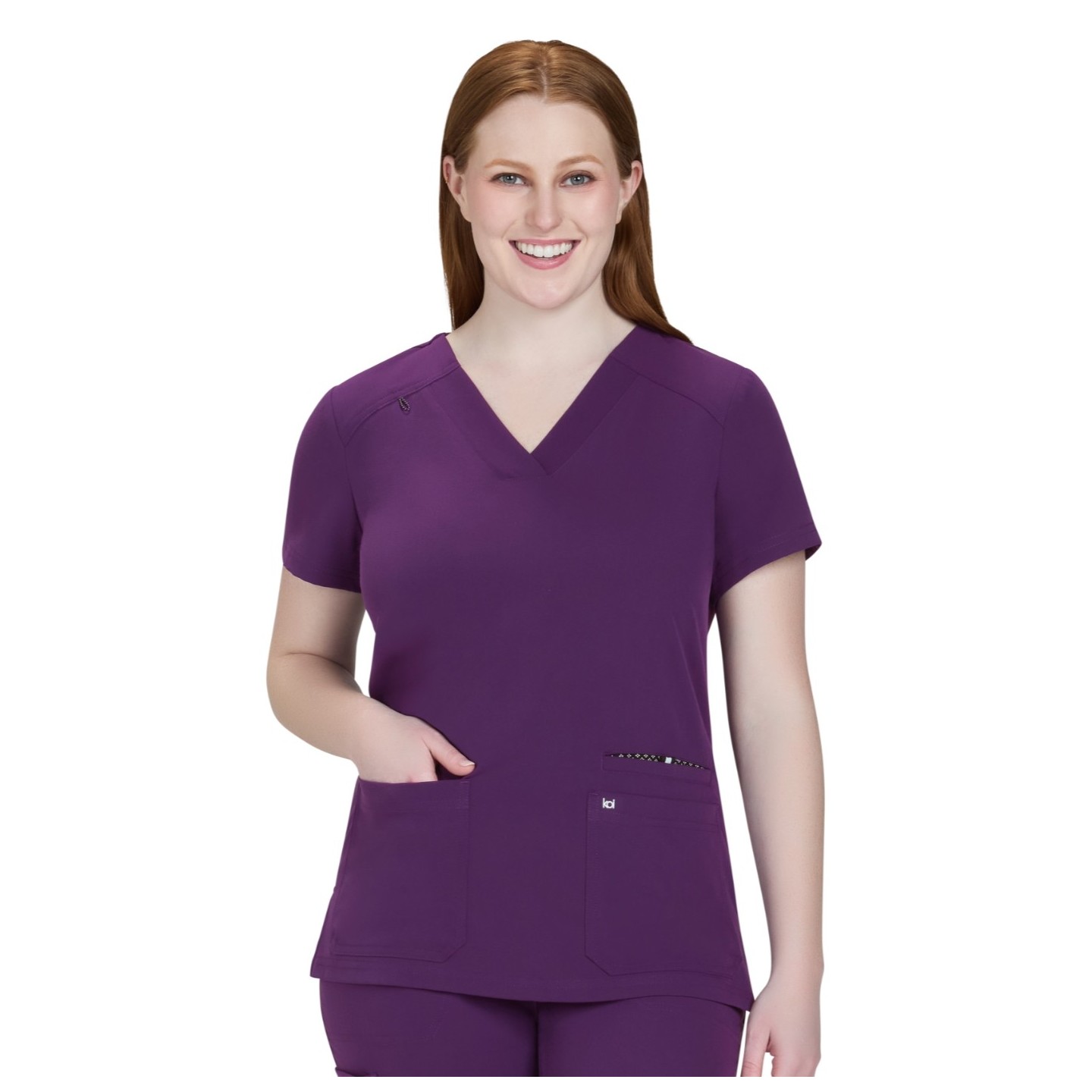 1019 koi Next Gen Hustle and Heart 3 Pocket Scrub Top