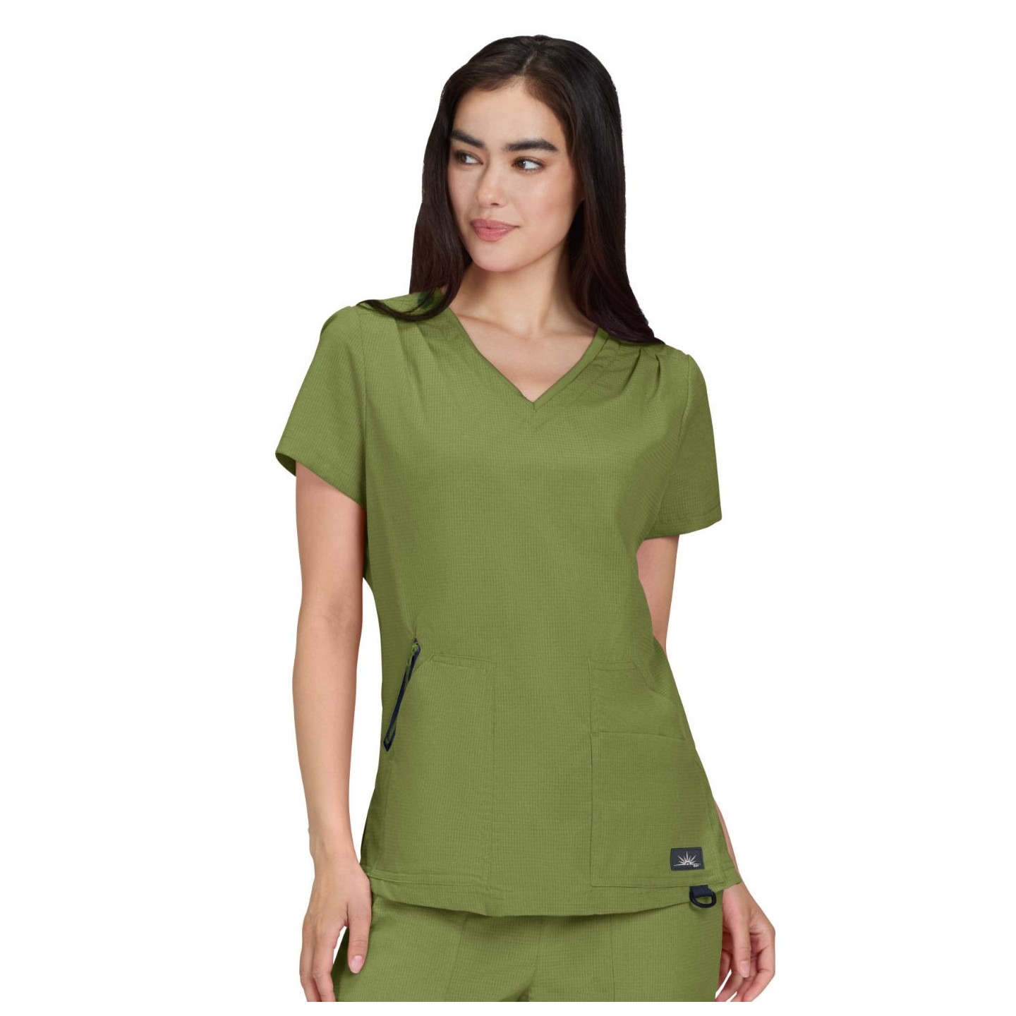 1129 Solis Sari 4 Pocket V-Neck Top by koi