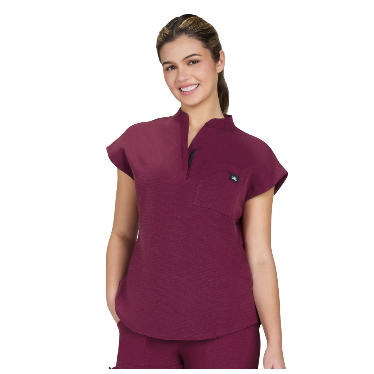 1131 Solis Haut à Col Zippee Catrin avec 2 Poches par koi